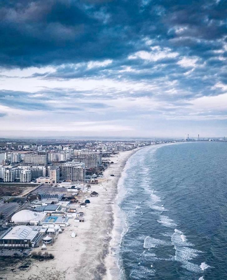 Wave 2 Mamaia Prima Linie Vedere La Mare 120Mp Năvodari Esterno foto